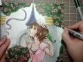Copic Marker Illustration Rapunzel and Pascal