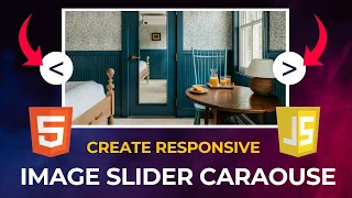 Responsive Image Slider carousel Tutorial HTML CSS JavaScript from Scratch Easy Step Tutorial