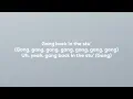 JACKBOYS - GANG GANG ft. Sheck Wes, Don Toliver, Luxury Tax 50, Cactus Jack (Lyrics)