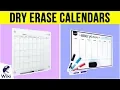10 Best Dry Erase Calendars 2019