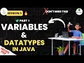 Session - 3 Variables Data Type in Java Part