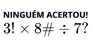 MATEMÁTICA BÁSICA - QUAL O VALOR DA EXPRESSÃO❓