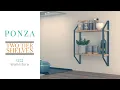 Wallniture Ponza 2-Tier Wall Shelf
