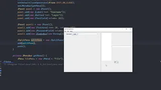 JAVA Swing Part C JPanel JComboBox JRadioButton JSplitPane JScrollPane etc