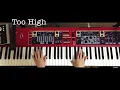 Lagu Too High - Stevie Wonder (Piano Cover)