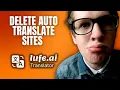 Download Lagu How to DELETE Auto Translate Sites on Lufe AI