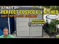 Suncast 6 x 4 Vertical Storage Shed from Costco Assembling Was Way Easier Than I Expected
