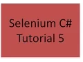 Selenium C Tutorial 5