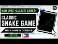 Classic Snake Game in C For Beginners - Easy Console Game