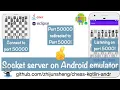 Android Chess 033 Setting up Android emulator to run socket server