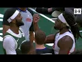 Bobby Portis Isaiah Stewart Exchange Words After a Foul