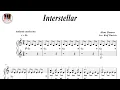 Interstellar - Hans Zimmer Piano Sheet Music Piano Tutorial