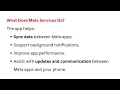Meta Services App on Android - What It Does Permissions Can You Disable It