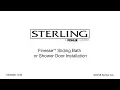 Installation - Finesse Sliding Bath and Shower Doors