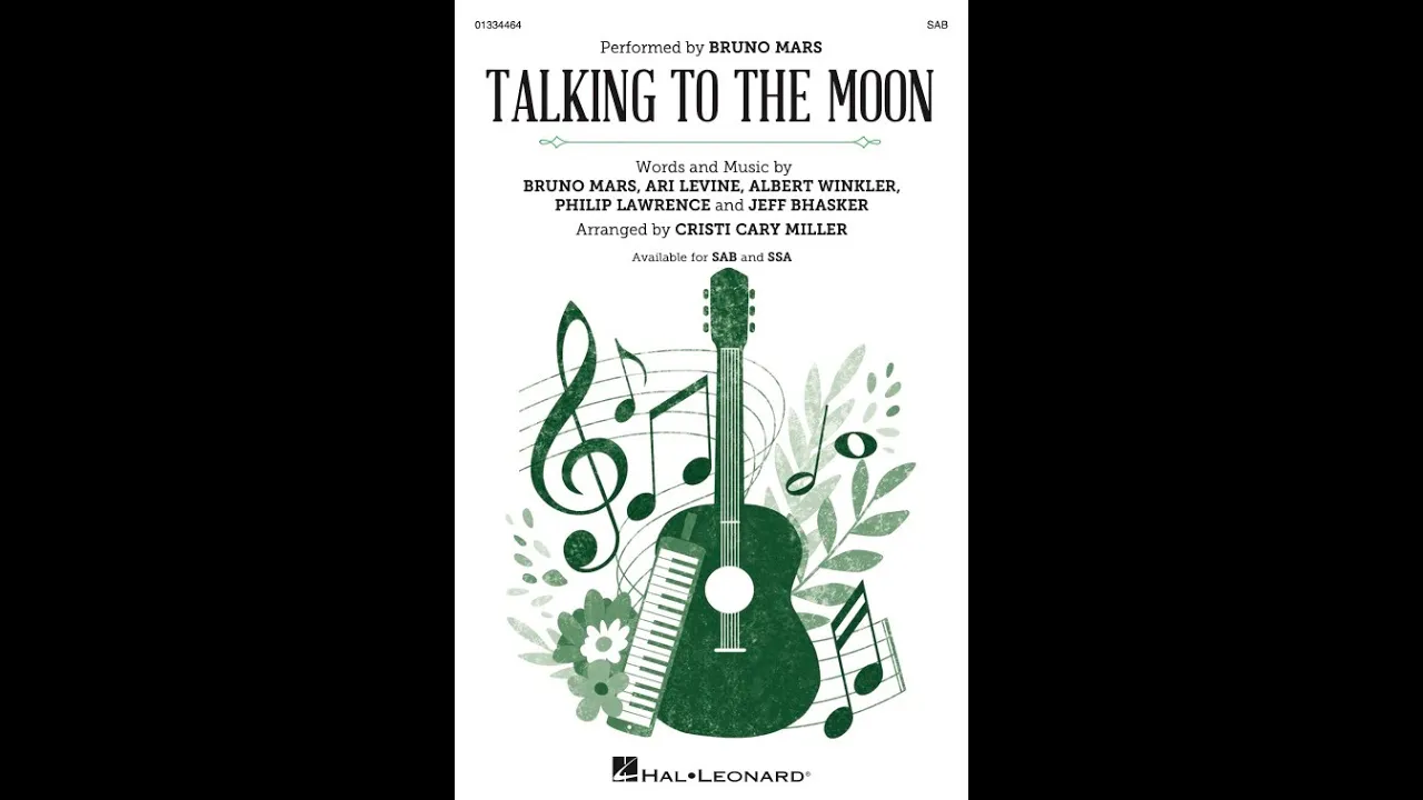 Talking to the Moon (SAB Choir) – Arranged by Cristi Cary Miller