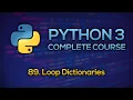 - Loop Dictionary in Python Python Full Course