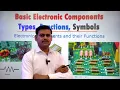 Basics Electronics Components function and symbols Electronics components explained -