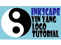 Inkscape Logo Tutorial - How To Make Yin Yang Logo Step By Step