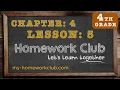 Homework Help Common Core Grade 4 Chapter 4 Lesson 5 - part 1