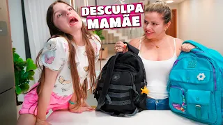 MINHA MAE REVISTOU MINHA MOCHILA VOLTANDO DA ESCOLA!!