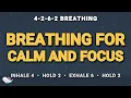 Breathing for Calm and Focus 4-2-6-2 Breathing 10 Min