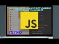 The Complete JavaScript Course 2026 Zero to Expert Course Structure and Projects Overview