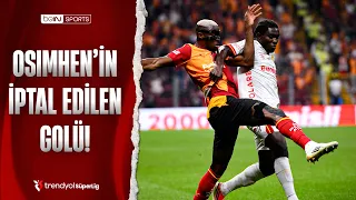 Victor Osimhen in Iptal Edilen Golu Galatasaray - Goztepe Trendyol Super Lig