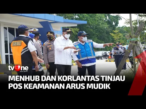 Menhub Bersama Kakorlantas Tinjau Renovasi Pos Pemantauan Arus Mudik
