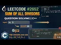 LeetCode 2652 Sum Multiples C Solution Explained