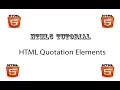 HTML5 Tutorial - 11