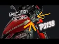 Harley code P2138 P1510 Solved 2010 Street Glide