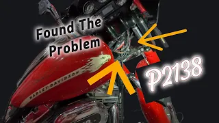 Harley code P2138 P1510 Solved 2010 Street Glide