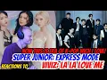 Download Lagu SONE reacts to SUPER JUNIOR: Express Mode + VIVIZ: La La Love Me for the FIRST TIME