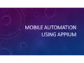 Mobile Automation - Tutorial 2