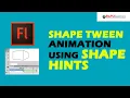 Creating Shape Tween Animation using Shape Hints in Adobe Animate