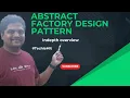 What is Abstract Factory Design pattern in Java Explanation Java Design Pattern