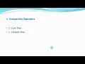 18 Comparison Operator - JavaScript Course for Beginners