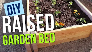 Building a Raised Garden Bed using Planter Blocks Lumber DIY Step-by-Step
