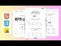 Responsive Job Posting Website Using HTML CSS JavaScript With Free Source Code
