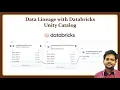 Data Lineage with Databricks Unity Catalog