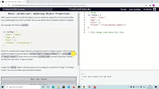 Lesson 85 - updating object properties