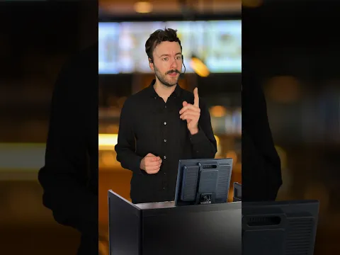 trying to order from a video menu #loop