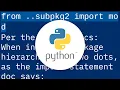 How to import a Python class that is in a directory above