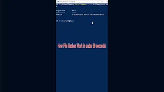 File Hashing Explained in under 60 Seconds