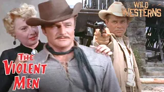 most exciting moments of the violent men ft glenn ford wild westerns