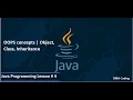 Java programming for beginners OOPS concepts Object class and Inheritance Lesson