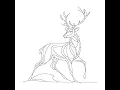Adorable Deer Coloring Pages