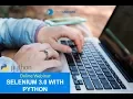 Selenium Python Training Selenium Training with Python Techcanvass