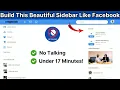 How To Make A Website Like Facebook Using HTML And CSS Social Media Website Design Step By Step
