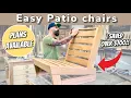 Wooden Patio Chair Build I Saved 700 Dollars